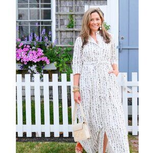 Beau & Ro Smith Maxi Dress in Vintage Floral Vine Medium